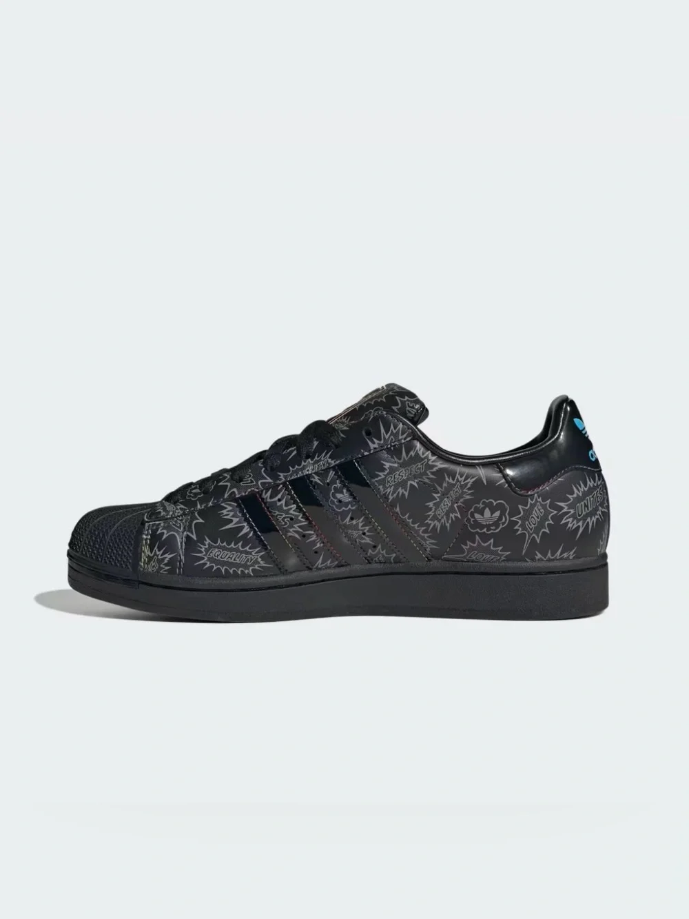 Adidas Superstar II Love Respect Black Men’s Shoes KJ3276